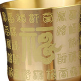 Maxbell Tea Cups Tea Mug China Homeware Handmade for Tabletop Decor Holiday Gift Big Fu Character