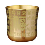 Maxbell Tea Cups Tea Mug China Homeware Handmade for Tabletop Decor Holiday Gift Big Fu Character