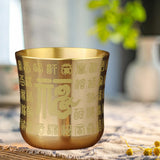 Maxbell Tea Cups Tea Mug China Homeware Handmade for Tabletop Decor Holiday Gift Big Fu Character