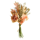 Maxbell Romantic Artificial Flowers Bouquet Arrangement for Wedding Kitchen Pink