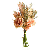 Maxbell Romantic Artificial Flowers Bouquet Arrangement for Wedding Kitchen Pink