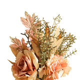 Maxbell Romantic Artificial Flowers Bouquet Arrangement for Wedding Kitchen Pink