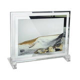 Maxbell Moving Sand Art Picture Artistic Landscape Decorative for Desktop Bedroom Aureate