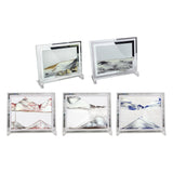 Maxbell Moving Sand Art Picture Artistic Landscape Decorative for Desktop Bedroom Aureate