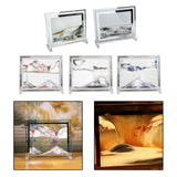 Maxbell Moving Sand Art Picture Artistic Landscape Decorative for Desktop Bedroom Aureate