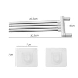 Maxbell Swivel Towel Rack 4 Arms Storage Organizer Towel Holder for bathroom