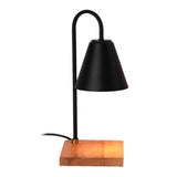 Maxbell Modern Electric Candle Warmer Burner Melter Lamp Light for Bedside Spa Black
