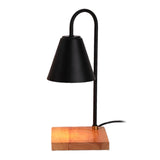 Maxbell Modern Electric Candle Warmer Burner Melter Lamp Light for Bedside Spa Black