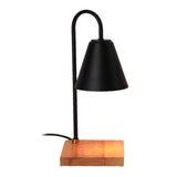 Maxbell Modern Electric Candle Warmer Burner Melter Lamp Light for Bedside Spa Black