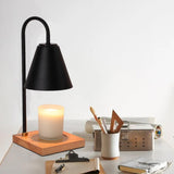 Maxbell Modern Electric Candle Warmer Burner Melter Lamp Light for Bedside Spa Black
