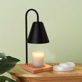 Maxbell Modern Electric Candle Warmer Burner Melter Lamp Light for Bedside Spa Black