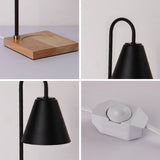 Maxbell Modern Electric Candle Warmer Burner Melter Lamp Light for Bedside Spa Black