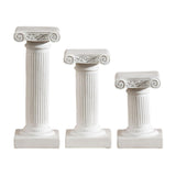 Maxbell Miniature Mini Greek Columns Resin Base Stigma for Indoor Banquet Yard Art Large
