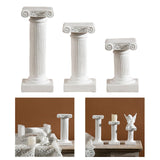 Maxbell Miniature Mini Greek Columns Resin Base Stigma for Indoor Banquet Yard Art Large