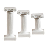 Maxbell Miniature Mini Greek Columns Resin Base Stigma for Indoor Banquet Yard Art Large