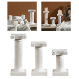 Maxbell Miniature Mini Greek Columns Resin Base Stigma for Indoor Banquet Yard Art Large