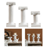 Maxbell Miniature Mini Greek Columns Resin Base Stigma for Indoor Banquet Yard Art Large