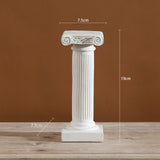 Maxbell Miniature Mini Greek Columns Resin Base Stigma for Indoor Banquet Yard Art Large