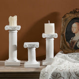 Maxbell Miniature Mini Greek Columns Resin Base Stigma for Indoor Banquet Yard Art Large