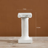 Maxbell Miniature Mini Greek Columns Resin Base Stigma for Indoor Banquet Yard Art Medium