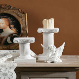 Maxbell Miniature Mini Greek Columns Resin Base Stigma for Indoor Banquet Yard Art Medium
