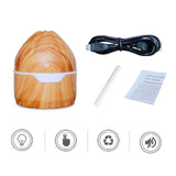 Maxbell Maxbell Fragrance Diffuser 300ml Noiseless Personal USB Durable for Desktop Hotel Light
