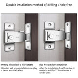 Maxbell Stainless Steel Door Latch Lock 90 Degree Cabinet Closet Door Hasp Latch