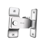 Maxbell Stainless Steel Door Latch Lock 90 Degree Cabinet Closet Door Hasp Latch