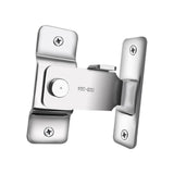 Maxbell Stainless Steel Door Latch Lock 90 Degree Cabinet Closet Door Hasp Latch