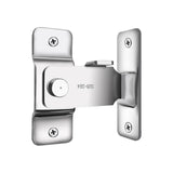 Maxbell Stainless Steel Door Latch Lock 90 Degree Cabinet Closet Door Hasp Latch