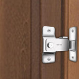 Maxbell Stainless Steel Door Latch Lock 90 Degree Cabinet Closet Door Hasp Latch