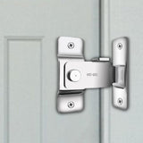 Maxbell Stainless Steel Door Latch Lock 90 Degree Cabinet Closet Door Hasp Latch