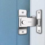 Maxbell Stainless Steel Door Latch Lock 90 Degree Cabinet Closet Door Hasp Latch