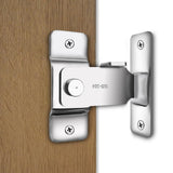 Maxbell Stainless Steel Door Latch Lock 90 Degree Cabinet Closet Door Hasp Latch