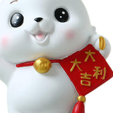 Maxbell Rabbit Piggy Bank Figurine Desktop Decoration Resin Rabbit Bunny Figurines Option 2