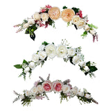 Maxbell Wedding Arch Flowers Garland Door Threshold Flower for Backdrop Wall Decor Yellow