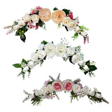 Maxbell Wedding Arch Flowers Garland Door Threshold Flower for Backdrop Wall Decor Yellow