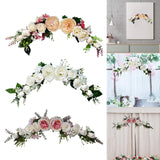 Maxbell Wedding Arch Flowers Garland Door Threshold Flower for Backdrop Wall Decor Yellow