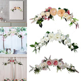 Maxbell Wedding Arch Flowers Garland Door Threshold Flower for Backdrop Wall Decor Yellow