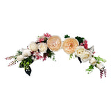 Maxbell Wedding Arch Flowers Garland Door Threshold Flower for Backdrop Wall Decor Yellow
