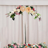 Maxbell Wedding Arch Flowers Garland Door Threshold Flower for Backdrop Wall Decor Yellow