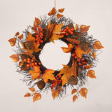 Maxbell Fall Wreath Front Door Decorative Autumn Harvest Wreath for Farmhouse Decor