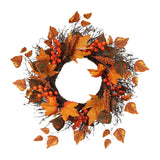 Maxbell Fall Wreath Front Door Decorative Autumn Harvest Wreath for Farmhouse Decor