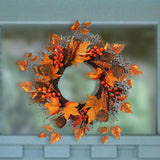 Maxbell Fall Wreath Front Door Decorative Autumn Harvest Wreath for Farmhouse Decor