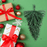 Maxbell Hanging Christmas Tree Wall Door Hanging for Farmhouse Outdoor Indoor Garden 45cm