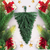 Maxbell Hanging Christmas Tree Wall Door Hanging for Farmhouse Outdoor Indoor Garden 45cm