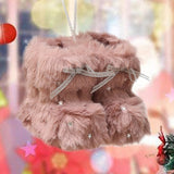 Maxbell Boots Pendant Tree Hanging Photo Props Decoration for Holiday Handbag Car Pink