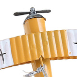 Maxbell Retro Style Biplane Metal Model Ornament Desktop Photo Props Home Airplane