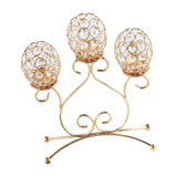 Maxbell Metal Tealight Candelabra Modern Accessories Luxury for Countertop Banquet