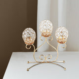 Maxbell Metal Tealight Candelabra Modern Accessories Luxury for Countertop Banquet